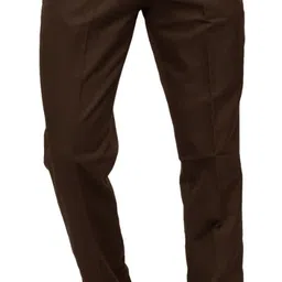 lahsuak Men Regular Fit Brown Polycotton Trousers-picture-29