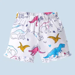 Honeyhap Printed Round Neck Pure Cotton T-shirt With Shorts image 2