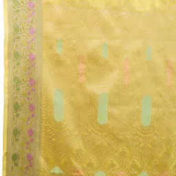 all about you Woven Design Zari Handloom Banarasi Saree image 2