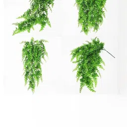 Dekorly Green Plastic Artificial Flowers & Plants Without Pot image 4