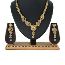 Anouk Gold-Plated Stone-Studded Jewellery Set image 2