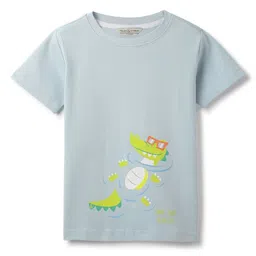 TALES & STORIES Boys Typography Printed Applique T-shirt-picture-1