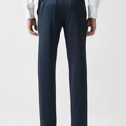 Van Heusen Men Slim Fit Mid-Rise Formal Trousers image 4