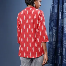 Taavi Ikat Woven Design Kurti image 5