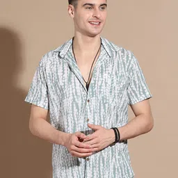 Anouk Men Smart Floral Opaque Printed Casual Shirt image 1