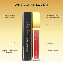 Beaut By Sterling Super Lustrous Intense Liquid Lip Color - 10 ml - Red Velvet image 4