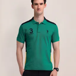 U.S. Polo Assn. Men Varsity Printed Slim Fit Pure Cotton T-shirt-picture-28