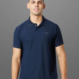 FROSEN FOX Men Solid Polo Collar Slim Fit T-shirt-picture-47