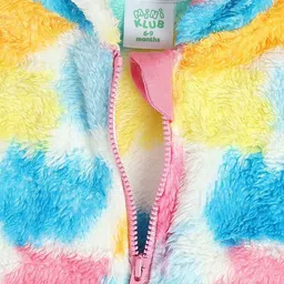 MINI KLUB Girls Floral Checked without Longline Tailored Jacket image 5