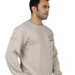 NEXGEN CLUB Men Printed Full Sleeve Crew Neck Winter Pullover image 3
