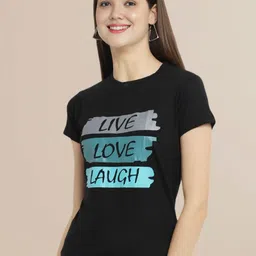 Metronaut Women Typography 3 T-shirt image 4