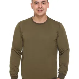 SHAUN Men Solid Full Sleeve Sweatshirt-picture-15