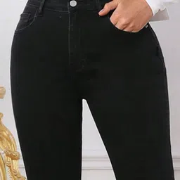 NU CLOTHS Women Wide Leg High-Rise Stretchable Jeans image 4