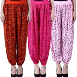 uzmano Printed Cotton Women Harem Pants-picture-13