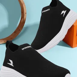 SPRENGE Men Textile Slip-On Sneakers-image-67
