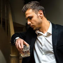 snappyflix (Pack of 6) Premium 310ml Transparent Whiskey Glass Set Glass Set Whisky Glass image 4