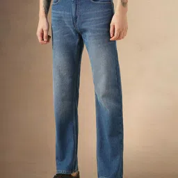 Dennis Lingo Men Relaxed Fit Low Distress Heavy Fade Jeans image 2