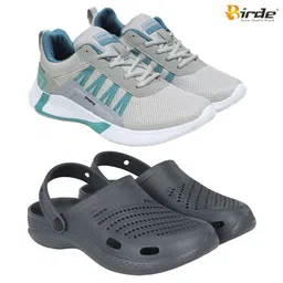 BIRDE Men Mesh Running Non-Marking Shoes-picture-28