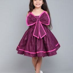 Pink Chick Colourblocked Fit & Flare Dress-picture-34