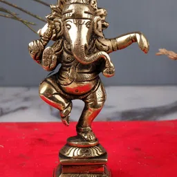 JY Yellow Religious Idol Showpiece-picture-28