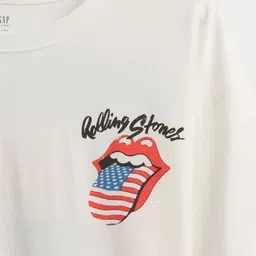 GAP Boys Graphic Printed Crew Neck Pure Cotton T-Shirt image 2