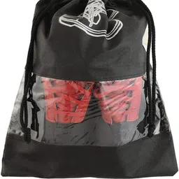 vaidraj Travel Shoe Pouch for Travelling Pack of 18 Shoe Cover for Travel 14_18 Polyester, Plastic BLACK Boots Shoe Cover, High Ankle Shoe Cover, High Heeled Shoe Cover, Toes Shoe Cover image 4