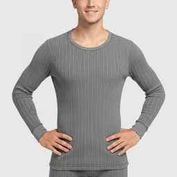 Lux Cozi Ribbed Round Neck Thermal Tops-picture-15