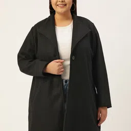 theRebelinme WomenNotched Lapel Single-Breasted Overcoat-picture-14