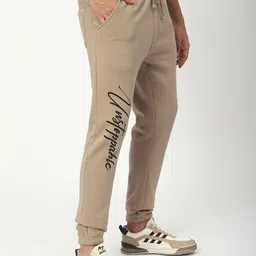 R&B Men Cotton Printed Mid Rise Track Pants image 2