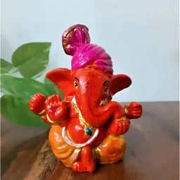 Afterstitch Orange Polyresin Showpieces-picture-28