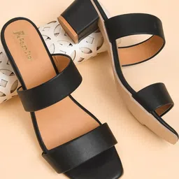 FAISHSTAR Women Synthetic Block Heels-picture-7
