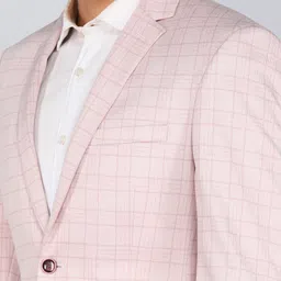 park avenue Men Self Design Bandhgala Formal Blazer image 5