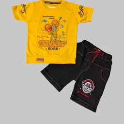 N FASHION AFIYA Yellow Pure Cotton Clothing Set-picture-17