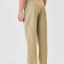 Snitch Men Textured Relaxed Fit Regular Trousers image 3