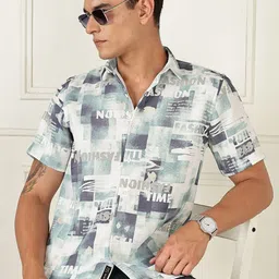 BS BLUE SQUAD Men Regular Fit Typography Casual Shirt-picture-29