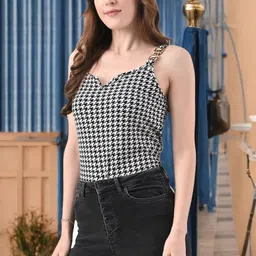 ZEUGEN Women Printed Regular Top-image-95