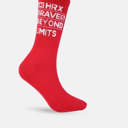 HRX by Hrithik Roshan Men Pack Of 4 Patterned Above Ankle Length Gym Socks image 2