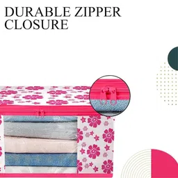 AMAK INC Pink Fabric Multi-Utility Wardrobe Organisers image 5