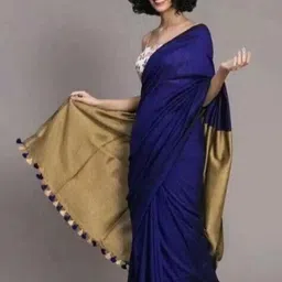 RIDDHIMAN FASHION Colourblocked Saree-picture-39