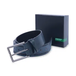United Colors of Benetton Men Textured Leather Formal Belt-picture-16