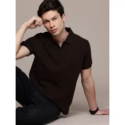 Moda Rapido Men Typography Printed Polo Collar Pockets T-shirt image 5