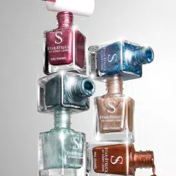 STARSTRUCK BY SUNNY LEONE Glossy Finish Long Wear Nail Enamel - 9.9 ml - Mistic Blue image 2