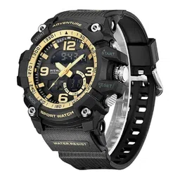 WEIDE Unisex Dial & Straps Analogue and Digital LED Backlight Watch WA8001-3C image 2