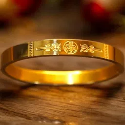 APUNKA D FASHION Gold Stainless Steel Bracelet image 1