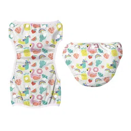 Polka Tots Reusable & Washable Baby Swim Diaper- L image 5