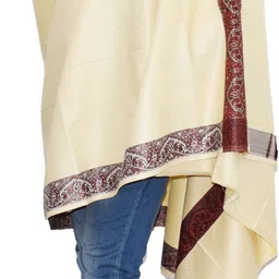 Vrinde Wool Self Design Men Shawl image 3
