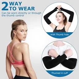 adnate Nylon, Cotton Arm Sleeve For Men & Women image 4