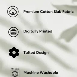 LUSHLYF Orange & White Quirky Square Cushion Covers image 3