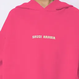 TABADTOD Boys Typography Printed Hooded Sweatshirt image 3