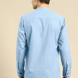 ZELINCO Men Thread Work Kurta image 5